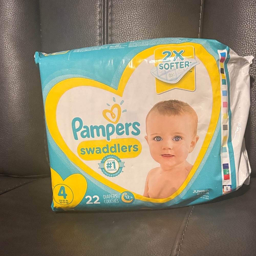 Pampers Swaddlers Diapers Size 4